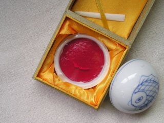 印材　巴林石7×7×10cm 篆刻　【新品・未使用品】 古印材 巴林石 印材 獅子印鈕 篆刻 書道 ケース付き | 正一 古美術